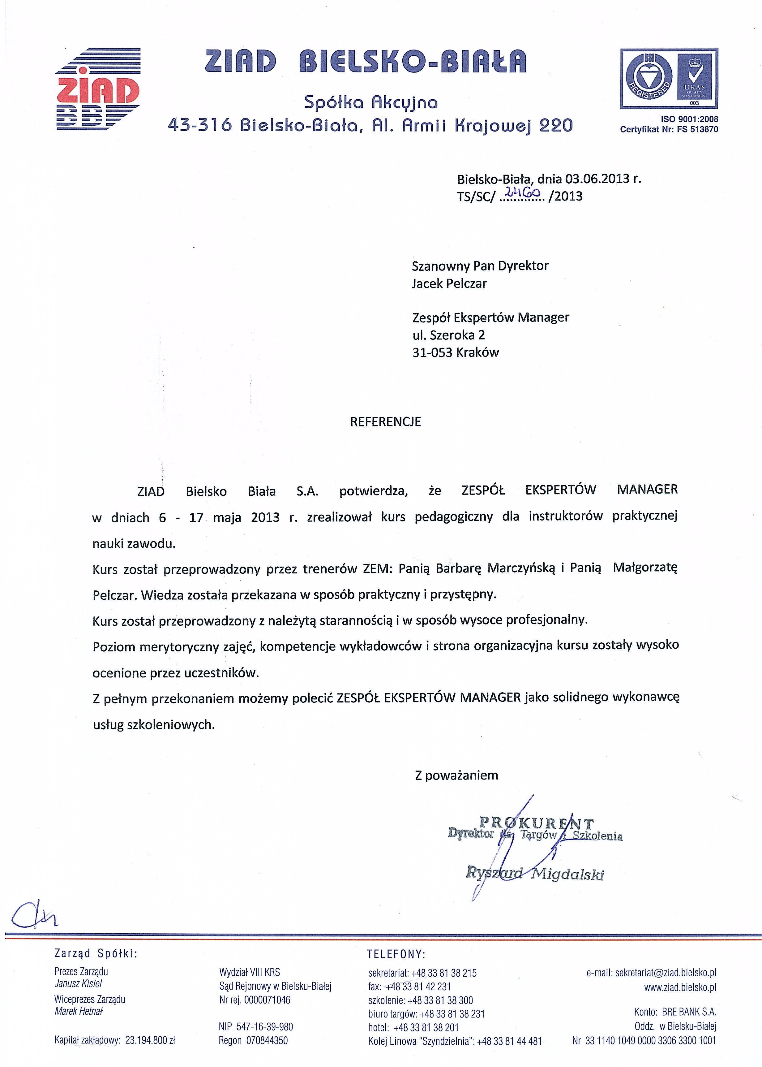 Kurs pedagogiczny